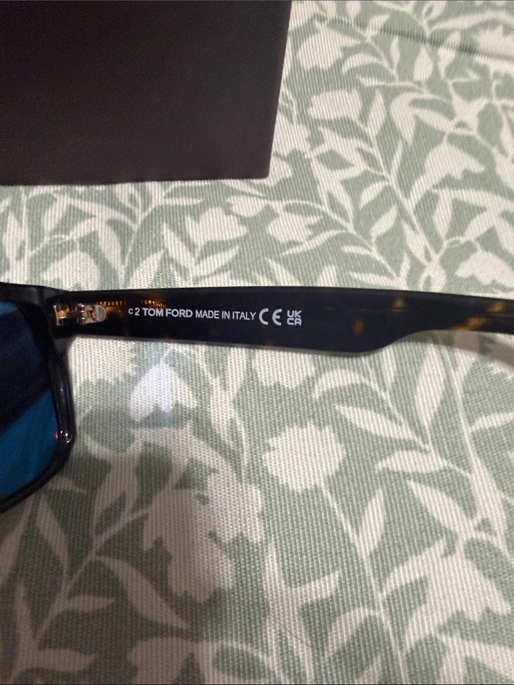 Tom Ford Tortoiseshell Sunglasses with Dark Lenses
